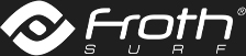 Froth Surf Wax Black & White Footer Logo